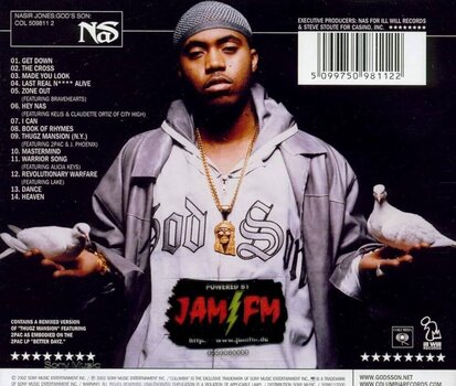 Muzikos kompaktinis diskas Nas God's Son (CD) - 3