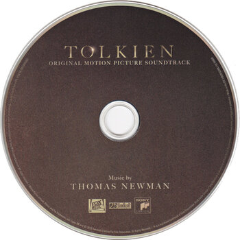 CD диск Thomas Newman - Tolkien (Original Motion Picture Soundtrack) (CD) - 2