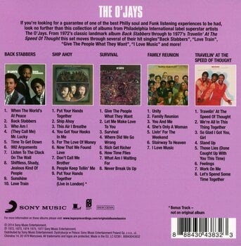 Glazbene CD The O'Jays - Original Album Classics (Box Set) (Reissue) (Remastered) (5 CD) - 2