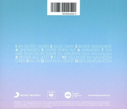 CD de música Johannes Oerding - Konturen (CD) - 2