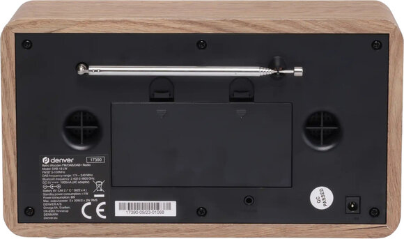 Cyfrowe radio DAB + Denver DAB-18 Light Wood Cyfrowe radio DAB + - 5