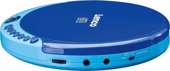 Portable Music Player Lenco CD-011BU CD Player Blue - 3