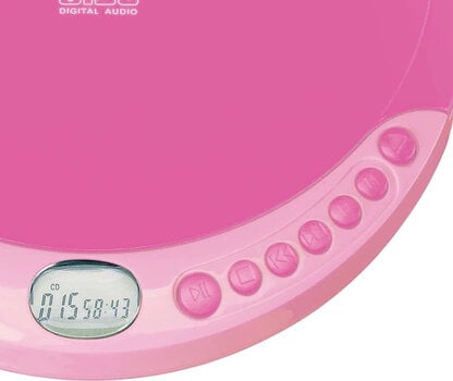 Kapesní hudební přehrávač Lenco CD-011PK CD přehrávač Pink - 4