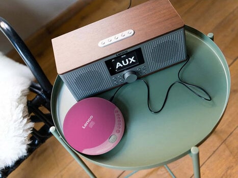 Kapesní hudební přehrávač Lenco CD-011PK CD přehrávač Pink - 6