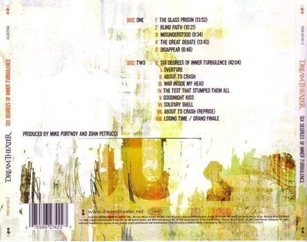 Glazbene CD Dream Theater - Six Degrees Of Inner Turbulence (2 CD) - 4