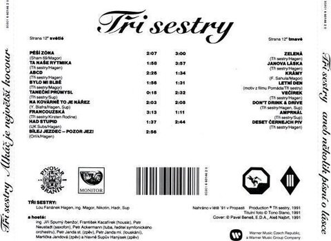 CD musicali Tři Sestry - Alkáč Je Největší Kocour Aneb Několik Písní O Lásce (Reissue) (CD) - 3