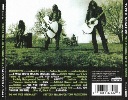 CD muzica Type O Negative - The Origin Of The Feces (CD) - 3