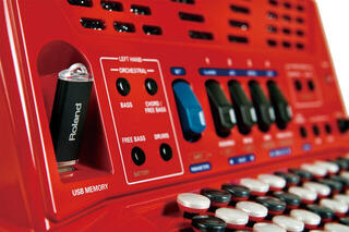 Digital Akkordeon Roland FR-1xb Digital Akkordeon Red - 7