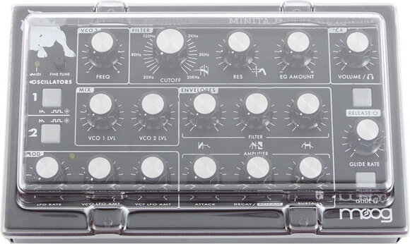 Plastikinis klaviatūros dangtelis Decksaver Moog Minitaur Cover - 2