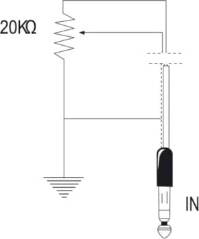 Äänenvoimakkuuspedaali Bespeco VM 16 L Äänenvoimakkuuspedaali - 2