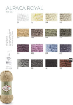 Pređa za pletenje Alize Alpaca Royal New 262 Pređa za pletenje - 3