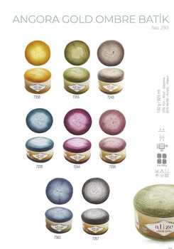 Breigaren Alize Angora Gold Ombre Batik 7355 Breigaren - 3