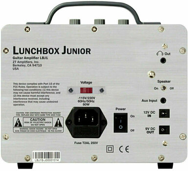 Gitarové kombo-Mini ZT Amplifiers Lunchbox Junior - 2