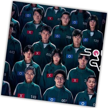 Disc de vinil Jung Jae II - Squid Game (Gatefold Sleeve) (Orange & Yellow Coloured) (180 g) (2 LP) - 7