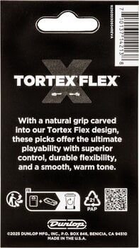 Pick Dunlop 428XP073 Tortex Flex X Player Pack Pick - 6