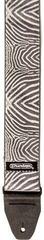 Textil gitár heveder Dunlop D6722 Jacquard Textil gitár heveder Zebra Cadabra - 2