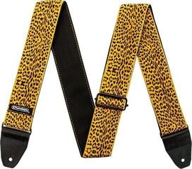 Textil gitár heveder Dunlop D6725 Jacquard Textil gitár heveder Leopard Skin - 1
