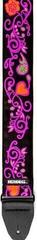 Textil gitár heveder Dunlop JH22 Hendrix Blacklight Monterey Textil gitár heveder Pink - 2