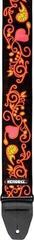 Textil gitár heveder Dunlop JH23 Hendrix Blacklight Monterey Textil gitár heveder Orange - 2