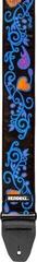 Textil gitár heveder Dunlop JH24 Hendrix Blacklight Monterey Textil gitár heveder Blue - 2