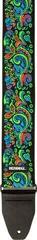 Textil gitár heveder Dunlop JH27 Hendrix Blacklight Love Drops Textil gitár heveder Blue - 2