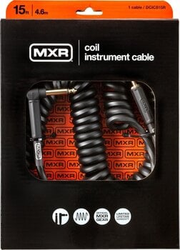 Câble d'instrument Dunlop MXR DCICB15R Coil 4,5 m Angle - Droit Câble d'instrument - 3