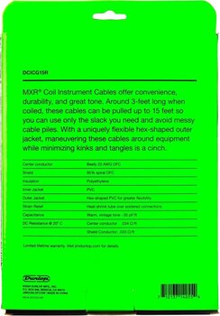 Instrumentkabel Dunlop MXR DCICG15R Coil 4,5 m Angled-Straight Instrumentkabel - 5
