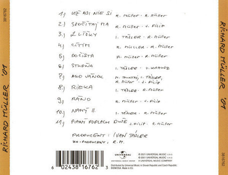 CD musicali Richard Müller - 01 (Reissue) (Remastered) (CD) - 3