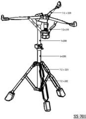 Βάση για Snare Ντραμ Stable SS-701 Βάση για Snare Ντραμ - 1