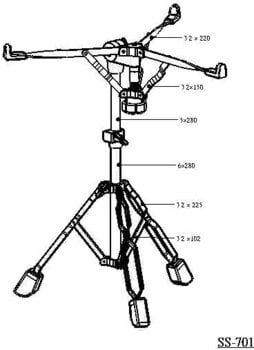 Snareständer Stable SS-701 Snareständer - 2