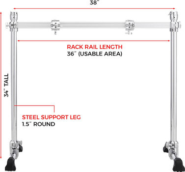 Rek voor drumstel Pearl DR-511 Rek voor drumstel - 7