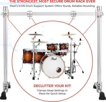 Rek voor drumstel Pearl DR-511 Rek voor drumstel - 8