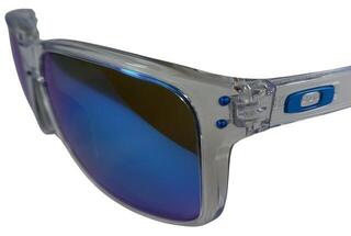 Okulary sportowe Oakley Holbrook XXL 94870761 Polished Clear/Prizm Sapphire Polarized Okulary sportowe (Jak nowe) - 4