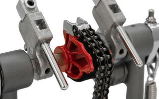 Podwójna stopa do bębna basowego Pearl P-1032R Eliminator Solo Red Podwójna stopa do bębna basowego - 4