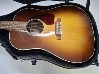 Dreadnought z elektroniką Gibson J-45 Studio WN Walnut Burst Dreadnought z elektroniką (Jak nowe) - 1