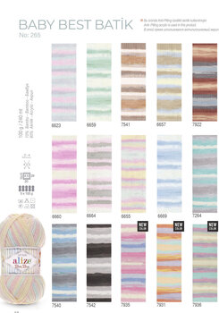 Pletací příze Alize Baby Best Batik 7686 Pletací příze - 3