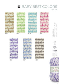 Strickgarn Alize Baby Best Colors 8037 Strickgarn - 3