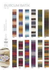 Pletací příze Alize Burcum Batik 4200 Pletací příze - 1