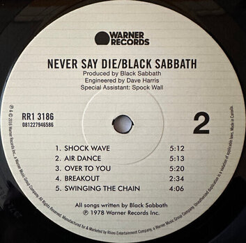 LP ploča Black Sabbath - Never Say Die! (180 g) (LP) - 4