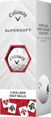 Golfové lopty Callaway Supersoft 2025 White Aces Golfové lopty - 1