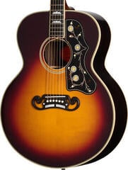 Guitare Jumbo acoustique-électrique Epiphone Pre-War SJ-200 Rosewood Reissue Vintage Sunburst Guitare Jumbo acoustique-électrique - 2