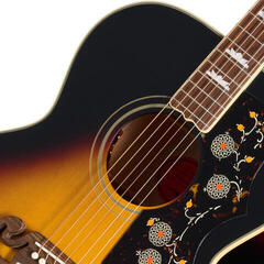 Guitare Jumbo acoustique-électrique Epiphone 1957 SJ-200 Reissue Vintage Sunburst Guitare Jumbo acoustique-électrique - 4
