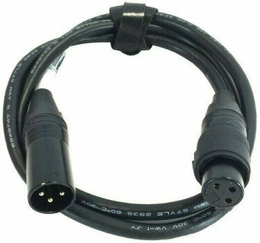 DMX Light Cable ADJ DMX 3pin IP65 1,0m STR - 2