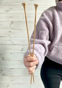 Klassieke rechte naald Bobbiny DD-008 Klassieke rechte naald 35 cm 10 mm - 2