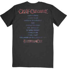 T-shirt Ozzy Osbourne Blizzard of Ozz Track list Black XL T-shirt - 1