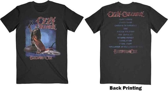 T-shirt Ozzy Osbourne Blizzard of Ozz Track list Black XL T-shirt - 3
