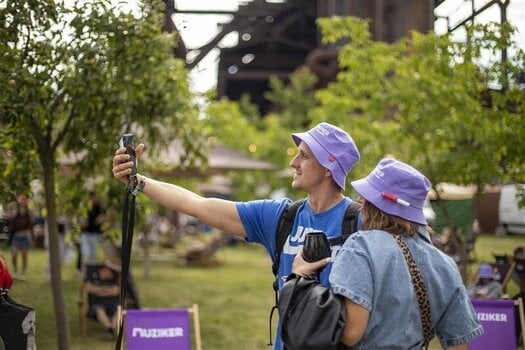 Căciulă Muziker Merch Powered By Music Pălărie Purple 2XL - 5