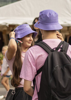 Čepice Muziker Merch Powered by Music Klobouk Purple M - 2