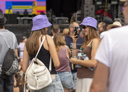 Čepice Muziker Merch Powered by Music Klobouk Purple M - 3