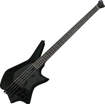 Bass headless HILS Guitars HNB4 NEXT Satin Black Bass headless - 3